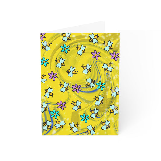 Bearific Bee Happy Greeting Cards