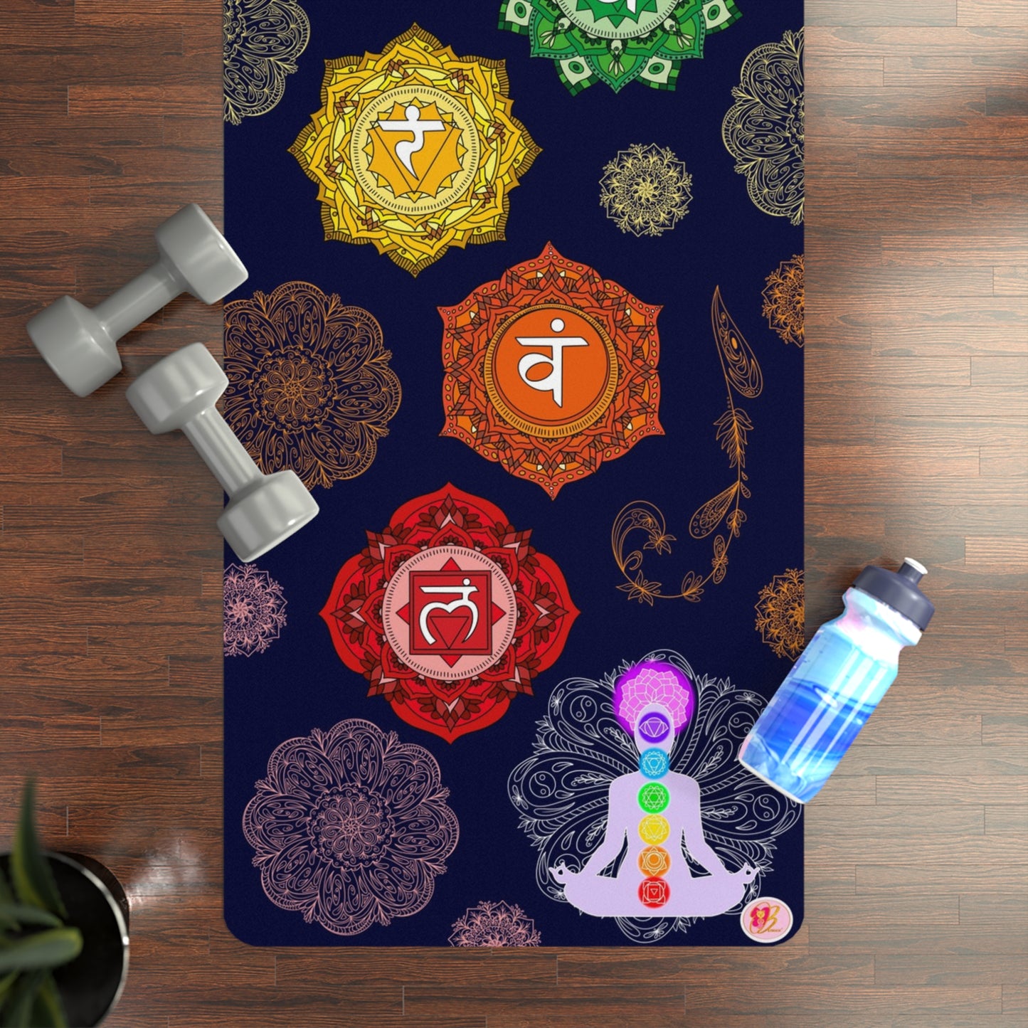 Bearific 7 Chakras Yoga Mat