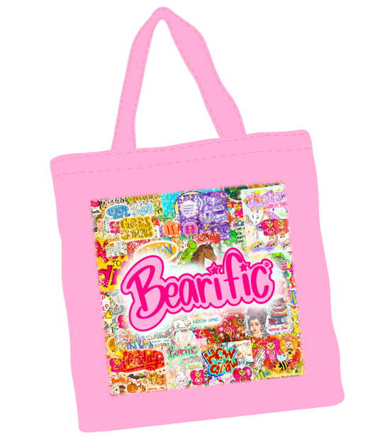Bearific Tote Bag (1 bag: designs on both sides)