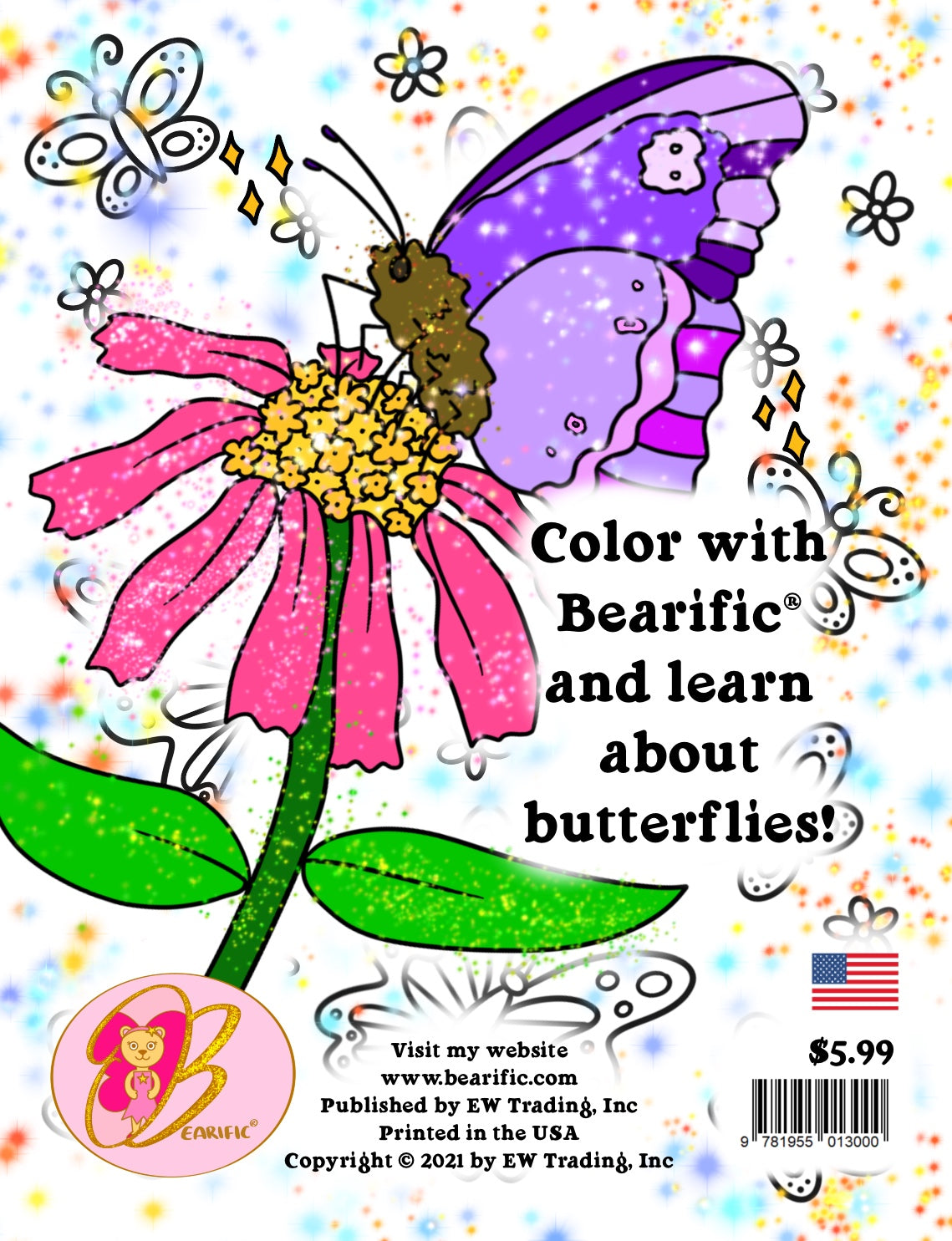 Bearific's Coloring Book: Butterfly Edition