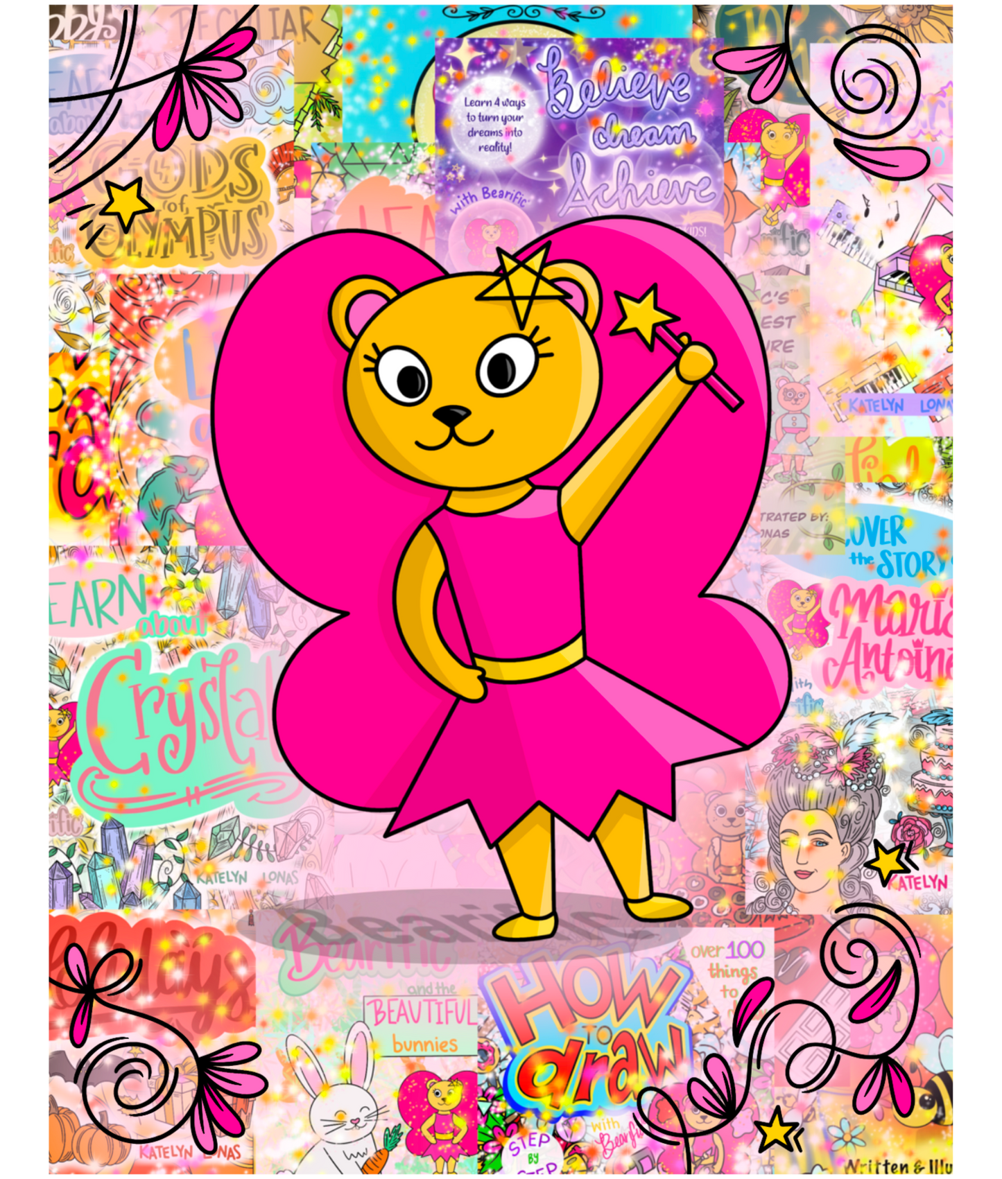 Bearific Greeting Cards (10 cards with envelopes: card designs on both sides)
