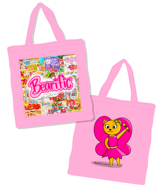 Bearific Tote Bag (1 bag: designs on both sides)