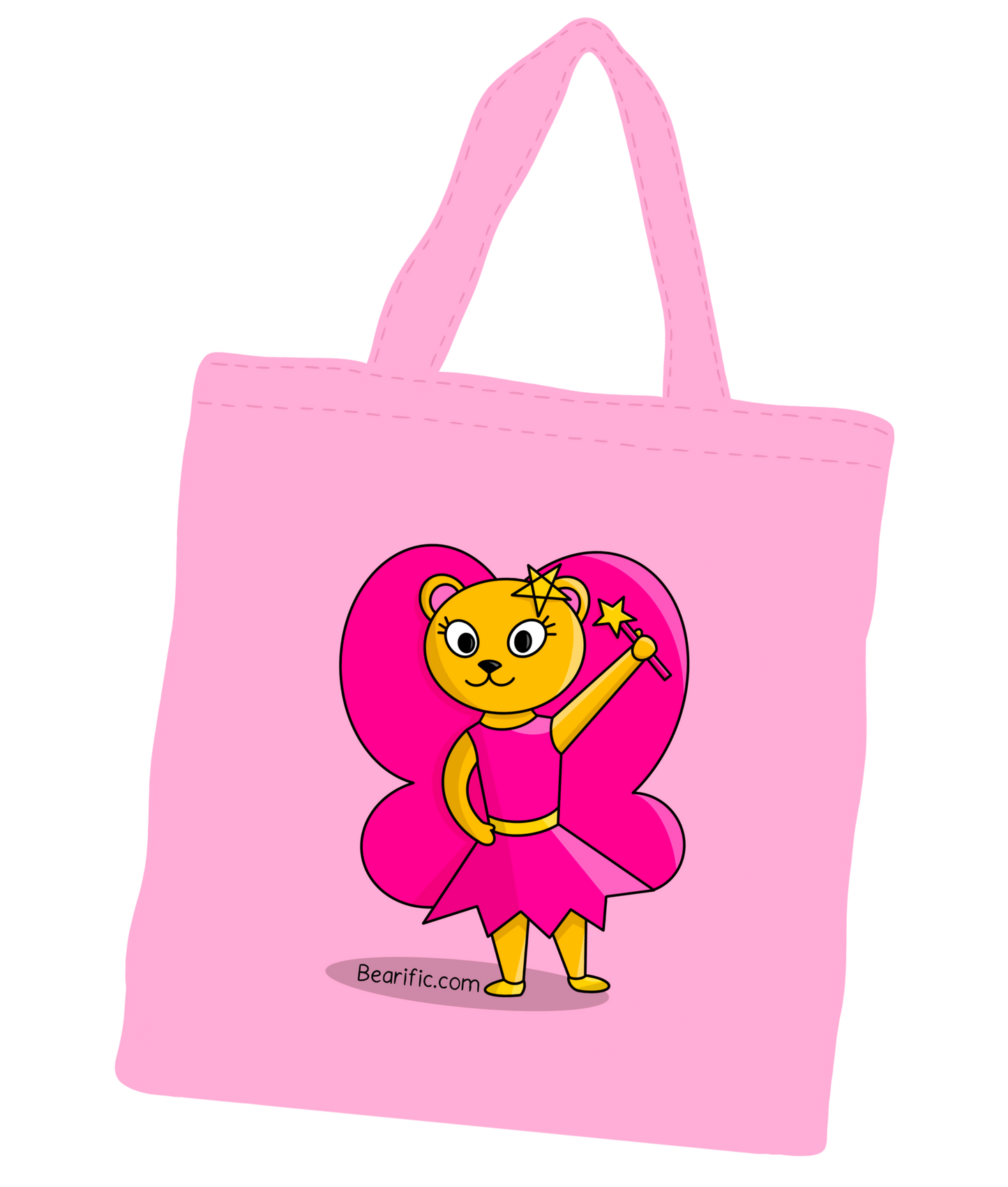 Bearific Tote Bag (1 bag: designs on both sides)