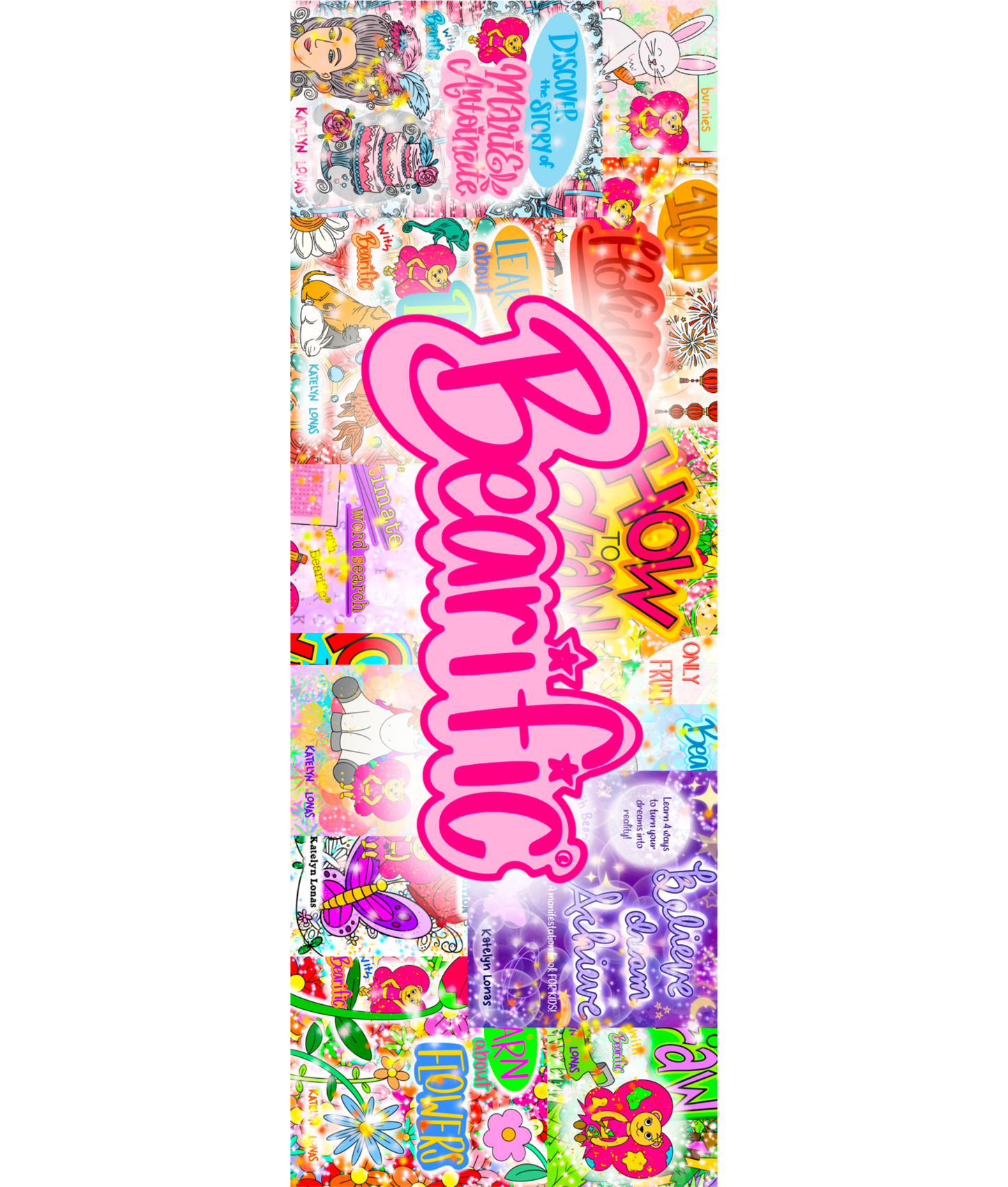Bearific Bookmark (1 bookmark: designs on both sides)