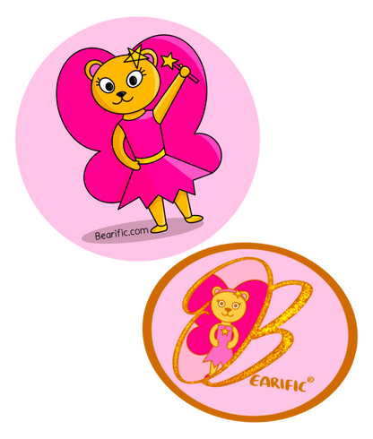 Bearific Stickers (2 stickers)
