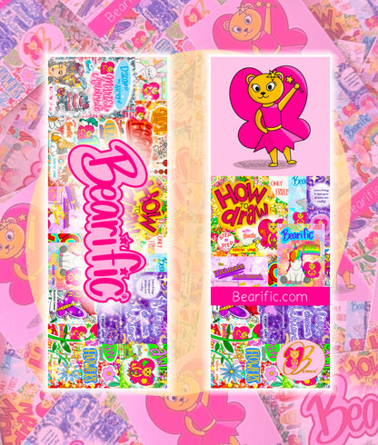 Bearific Bookmark (1 bookmark: designs on both sides)