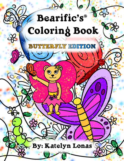 Bearific's Coloring Book: Butterfly Edition