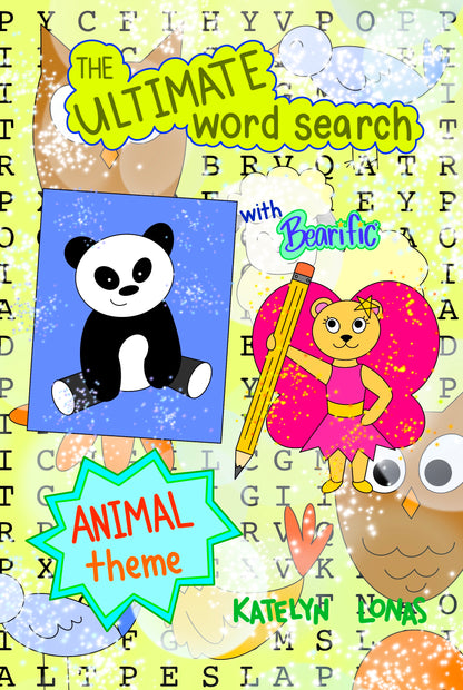 The Ultimate Word Search with Bearific Animal Theme