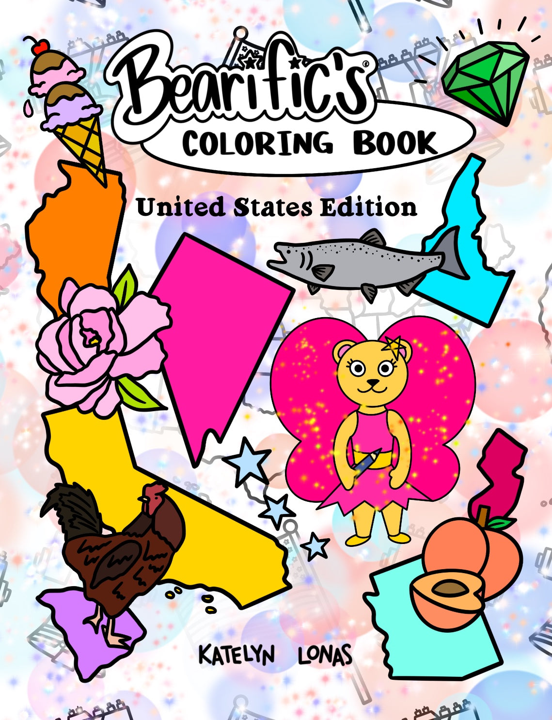Bearific's® Coloring Book: United States Edition
