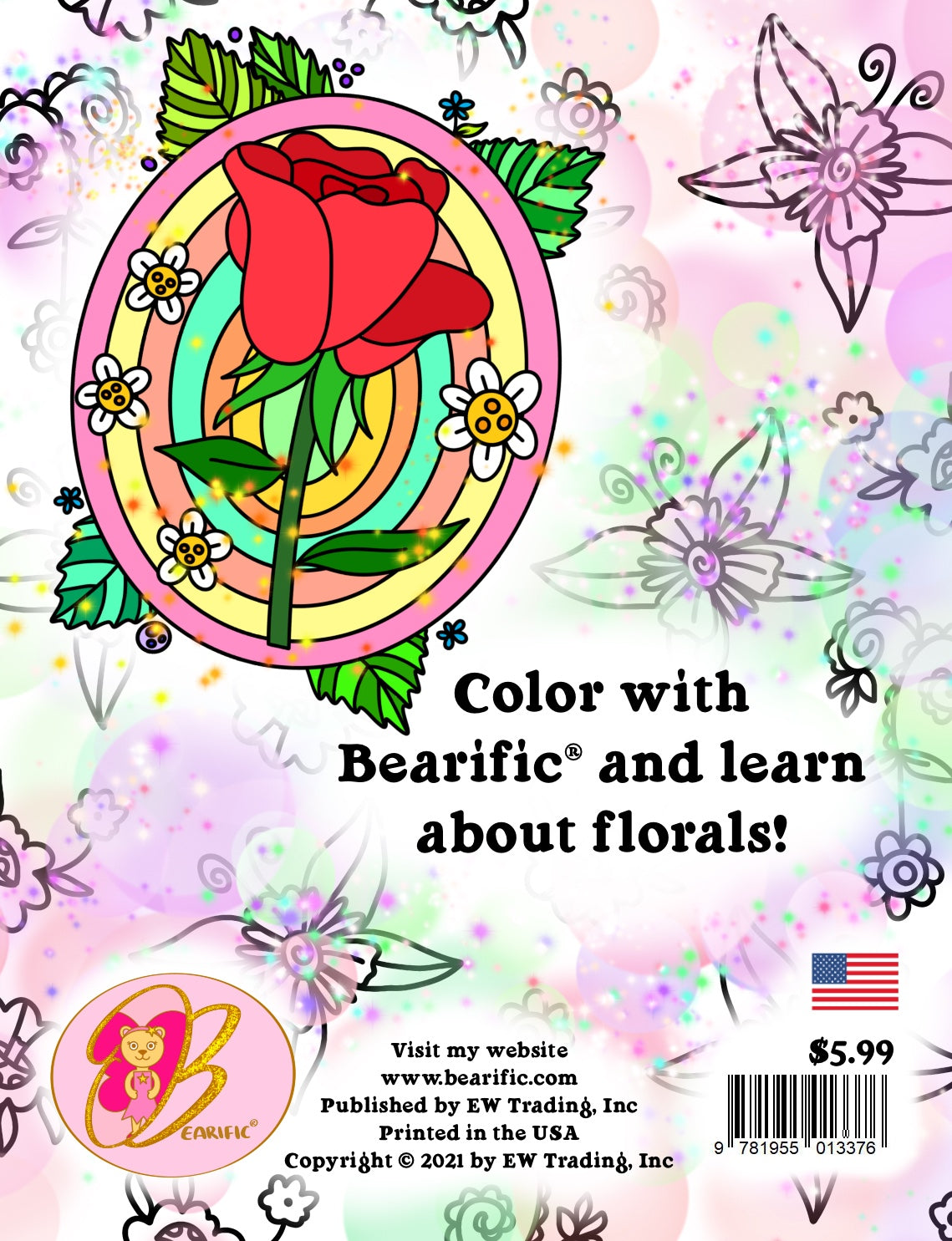 Bearific’s® Coloring Book: Floral Edition